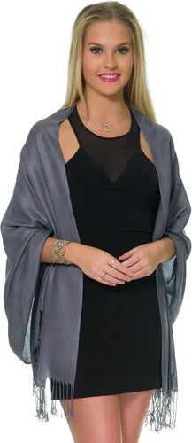 Miniatura 38 de Pashminas, chales y mantones para usar con vestidos de noche y en bodas, grandes y suaves