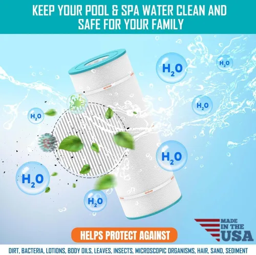 Miniatura 4 de Hurricane Filtros HF8316-01P Cartucho de filtro de piscina morado platino - Reemplazo para PXST150, Unicel C-8316, Filbur FC-1286, Hayward X-Stream