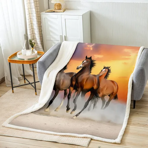 Miniatura 22 de Manta de forro polar con estampado de bailarina rosa para niñas, felpa suave y mullida para cama, sofá, bonita sherpa floral de hoja de palma Multi