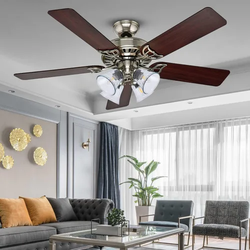 Miniatura 6 de Cubiertas de vidrio para ventilador de techo, reemplazo de pantalla de vidrio para lámpara de luz, paquete de 4 globos de vidrio transparente