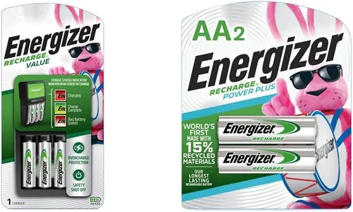 Miniatura 8 de Energizer Cargador de batería recargable AA y AAA + 4 pilas recargables AA NiMH + 2 pilas recargables AAA NiMH
