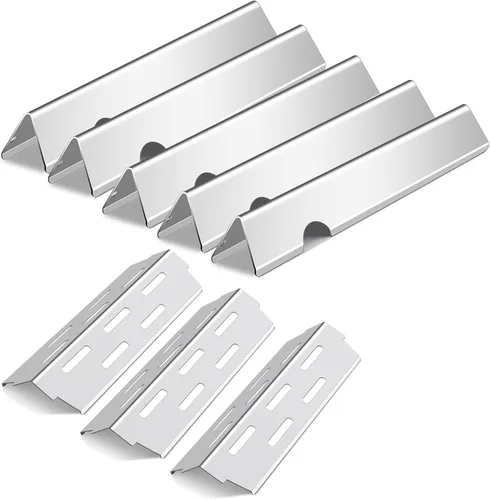 Miniatura 18 de Deflectores de calor para parrilla Weber Genesis II 300/LX 300, GS4 Genesis ii E-310 ii E-315 ii E/S335 ii se-335 (acero inoxidable 304, ES/410 x 3)