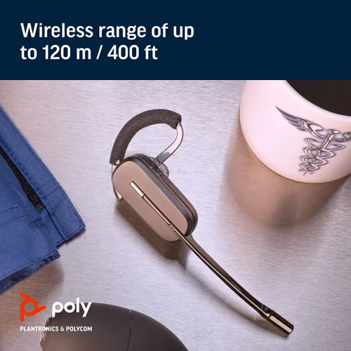 Miniatura 6 de Plantronics - CS540 Auriculares inalámbricos DECT (Poly) - Mono (un oído) Convertible (3 estilos de uso) - Se conecta al teléfono de escritorio