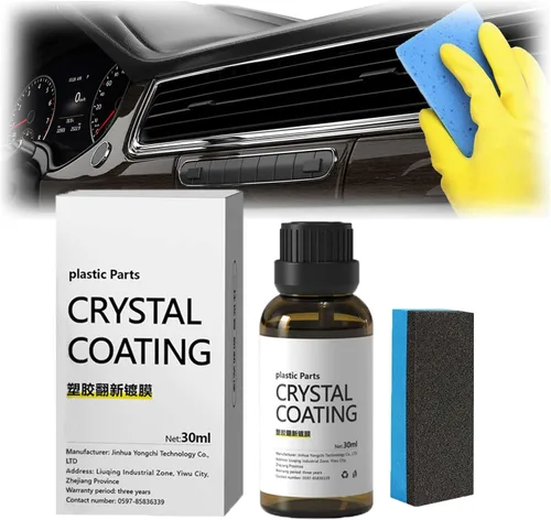 Miniatura 9 de Revestimiento de cristal para plástico del carro, revestimiento de cristal de piezas de plástico, agente de renovación de piezas de plástico para 2