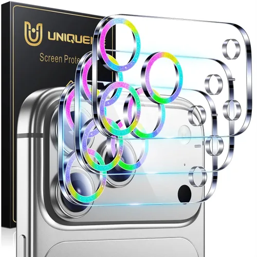 Miniatura 57 de UniqueMe para Paquete de 3 Protectores de Lente de Cámara para iPhone 15 Pro/iPhone 15 Pro Max, [Protección contra Caídas] [Compatible con Fundas]