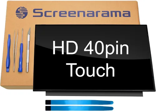 SCREENARAMA Reemplazo de pantalla para NT156WHM-T03, HD 1366x768, OnCell Touch, pantalla LCD LED con herramientas | 40pin HD 1366x768 LCD LED