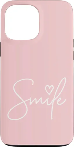 Miniatura 24 de Linda funda de sonrisa rosa claro para iPhone 17