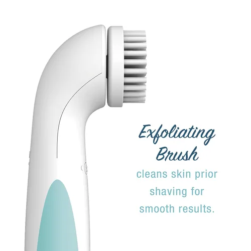 Miniatura 4 de Conair Peluquero personal todo en uno para mujer, recortadora, afeitadora de papel de aluminio para mujeres y cepillo exfoliante