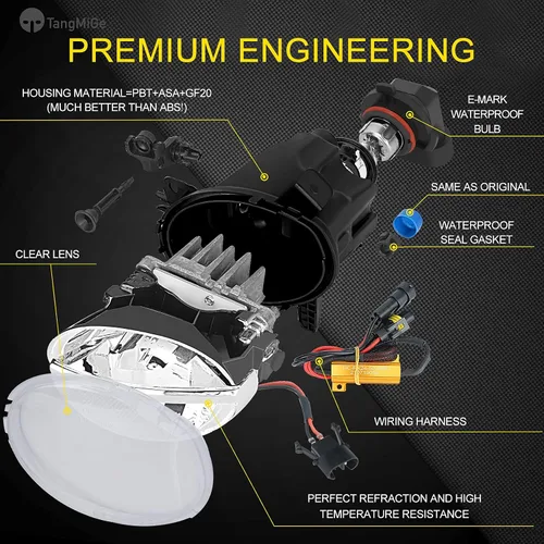 Miniatura 5 de TangMiGe Luces antiniebla para BMW (F30 F32 F33 F36, 230i 320i 328d 328i 330e 330i 335i 340i 428i 430i 435i 440i, 2 3 4 Series), 2012-2020, repuesto