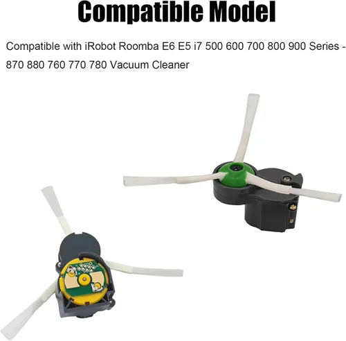 Miniatura 2 de Módulo de motor de cepillo lateral para Roomba 500/600/700/800/900 i3 i7 e5 e6 e7 530 560 570 620 650 694 780 900 860 870 880 890 960 980 Series