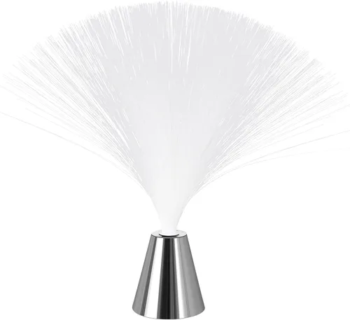 Miniatura 4 de Lámpara sensorial de fibra óptica – LED que cambia de color con base de cono – Luces de fibra óptica con batería – Luz nocturna calmante