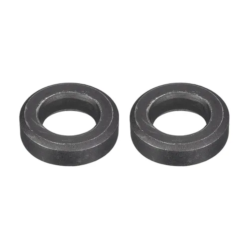 Miniatura 48 de Uxcell Arandela plana de acero al carbono para pernos M8, 10 piezas M8 x 16 x 1.5mm, aleación de acero negro oxidado de grado 8.8, sujetadores