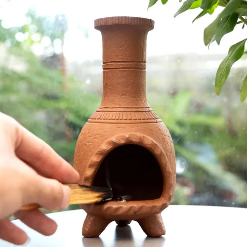 Miniatura 12 de MOUGIGI Soporte de Palo Santo Hecho a Mano y Quemador de Conos de Incienso - Elegante Accesorio para Limpias de Salvia con Capacidad para Rituales