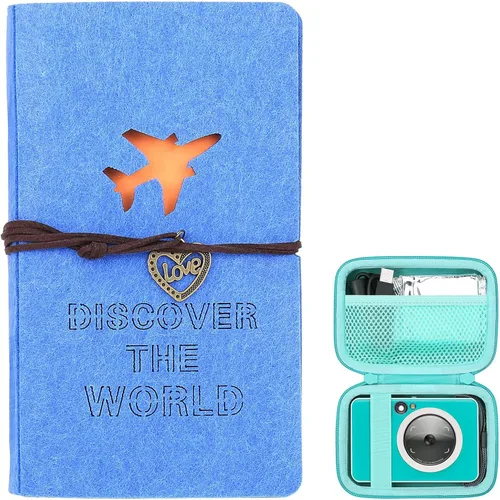 Capacidad para 180 fotos 2 x 3 álbum de fotos + estuche rígido Canon Ivy Mini impresora instantánea