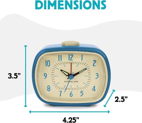 Miniatura 4 de Reloj con alarma cuadrado, de la marca Kikkerland
