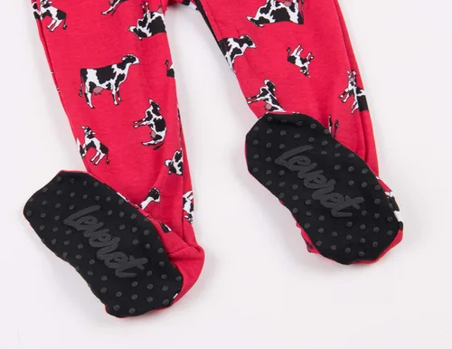 Miniatura 3 de Leveret - Pijama con pies para bebés, niños y niñas, 100% algodón (talla 6-12 meses - 5 Infantil)