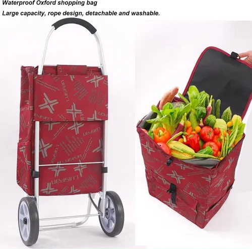 Miniatura 5 de Bolso de la compra de la carretilla Bolso de la carretilla Bolsa de tela Oxford Bolsa de repuesto del carro de la compra Bolsa de repuesto 2