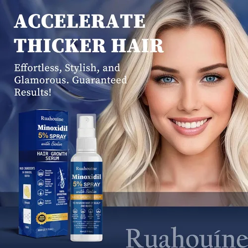 Miniatura 9 de Suero en aerosol para el crecimiento del cabello de minoxidil al 5 %, tratamiento para el crecimiento del cabello para hombres y mujeres, fortalece