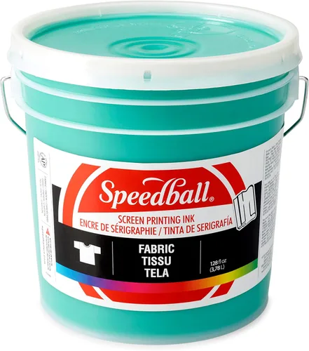 Miniatura 48 de Speedball Tinta de impresión de pantalla de tela, 8 onzas, color negro para impresión de camisetas y serigrafía