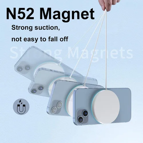 Miniatura 5 de para cargador MagSafe, almohadilla de carga inalámbrica magnética para iPhone 17/17 Pro/17 Pro Max/Air/16 15 14 13 12 Pro Max Plus mini y AirPods 2