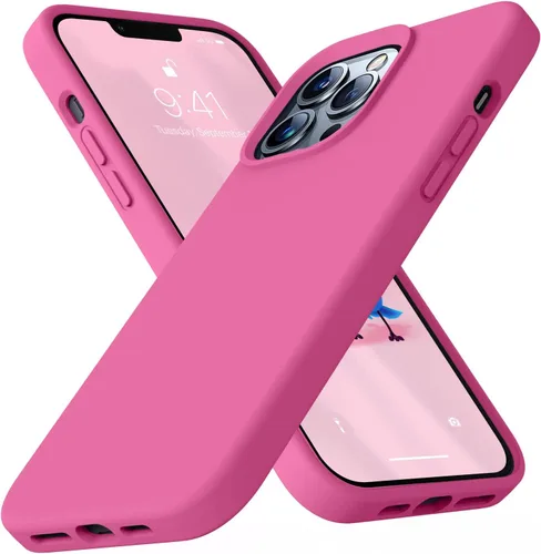 Miniatura 91 de Funda compatible con iPhone 13 de 6.1 pulgadas, de silicona líquida premium [forro de microfibra suave antiarañazos], goma de gel, protección Uva