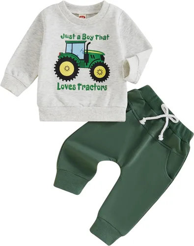 Miniatura 163 de BemeyourBBs Conjunto divertido de sudadera y pantalones de manga larga con letras divertidas para bebé niño y niño