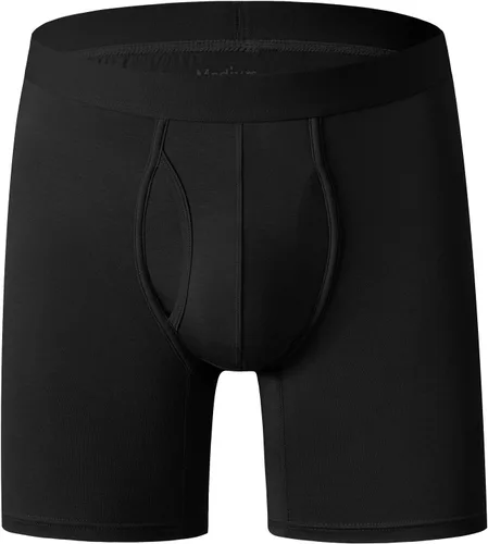 Miniatura 2 de YOULEHE - Paquete de bóxers de rayón para hombre, elásticos, de tela suave de bambú