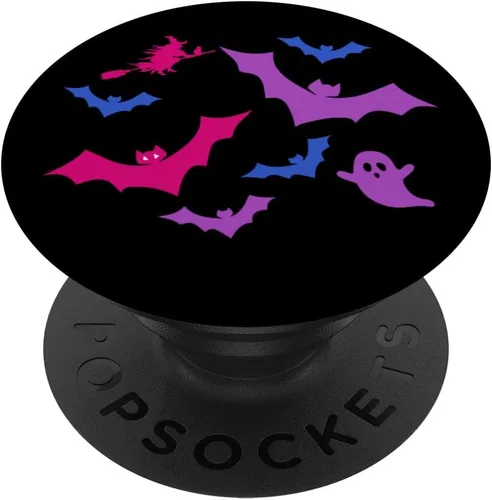 Miniatura 6 de Bi Pride Halloween Sutil Bisexual LGBTQ Otoño Otoño PopSockets MagSafe PopGrip para iPhone