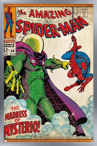 Miniatura 8 de Marvel Comics Spider-Man - Póster de pared Amazing Spider-Man #66, 22.4 pulgadas de largo x 14.7 pulgadas de ancho, versión premium sin marco