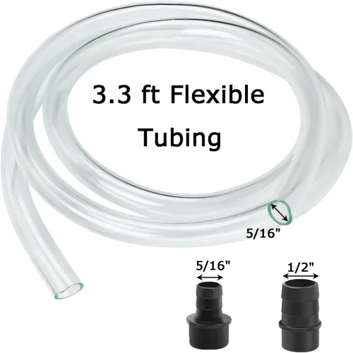 Miniatura 3 de AQUANEAT Bomba de fuente pequeña, mini bomba de agua sumergible de 50 GPH con tubo de 3.3 pies, para acuario, fuente de agua para mascotas