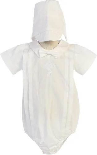 Miniatura 6 de Trajes de bautismo para niños, Traje de bautizo para bebé, Ropa de mameluco de algodón bautismal - Ropa de Bautizo para Niño Bebe