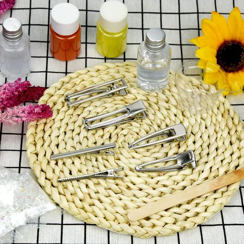 Miniatura 5 de 60 pinzas para el cabello para moldes de resina de silicona, pinzas de lazo para el cabello, horquilla de perla, accesorios para el cabello