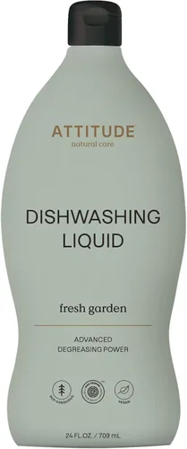 Miniatura 11 de ATTITUDE Jabón para Platos, Verificado por EWG, Líquido para Lavar Platos a Base de Plantas y Vegano, De Origen Natural, Aroma a Ralladura