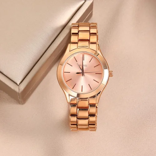 Miniatura 3 de BUREI Reloj de negocios para mujer con fecha de día, movimiento de cuarzo analógico, pulsera de acero inoxidable de oro plateado, reloj de moda