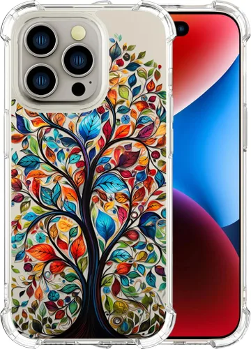 Miniatura 49 de Compatible con iPhone 14, funda transparente y bonita para mujeres y niñas, diseño floral, diseño floral femenino, funda para teléfono 14