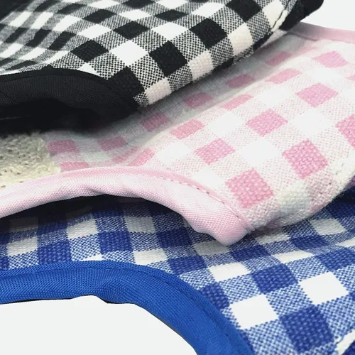 Miniatura 7 de Arnés de gato con correa, ajustable para gatos, chaleco acolchado para gatos, Black Plaid