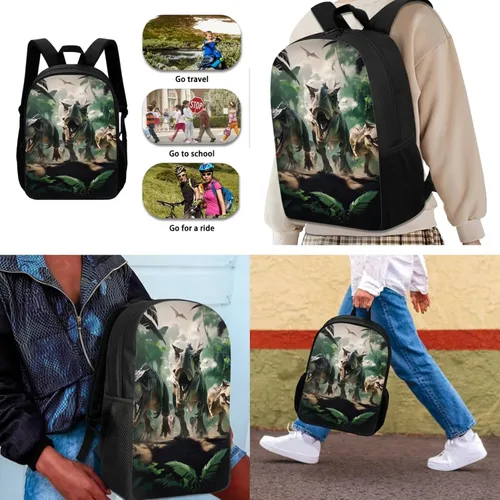 Miniatura 41 de HUGS IDEA Juego de 3 bolsas escolares con aislamiento térmico para el almuerzo, estuche para lápices