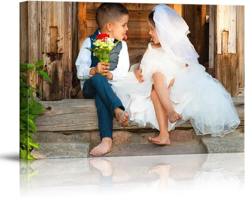 SIGNWIN Impresiones en lienzo personalizadas con tus fotos, fotos personalizadas a lienzo enmarcado, 8 x 10 pulgadas