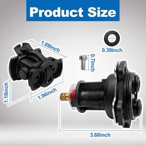 Miniatura 6 de GP876851 Kit de tapa mezcladora y unidad de equilibrio de presión, compatible con válvulas de ducha Kohler K-304 y K-11748 Las plataformas incluyen
