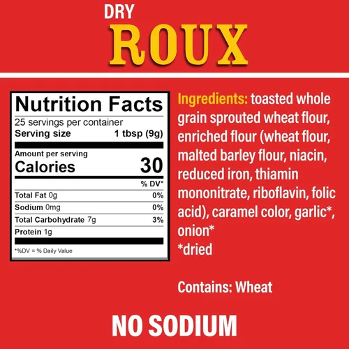 Miniatura 2 de Auténtico Dry Roux Ragin' Cajun de 8 onzas (paquete de 3) – Ingrediente esencial para Gumbo y creaciones sabrosas – Sin grasa – Perfecto