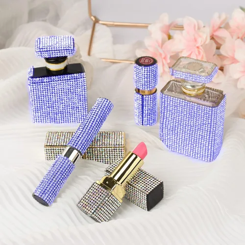 Miniatura 2 de 2 rollos de calcomanías autoadhesivas con diamantes de imitación de 0.079 pulgadas (0.079 in) para decoración de automóviles, manualidades