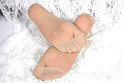 Miniatura 5 de ZHY Lifesize - 1 par de maniquíes femeninos de silicona con diseño de calzado, diseño de calzado, diseño de calcetín con uñas (color trigo)