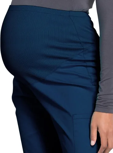 Miniatura 3 de Cherokee Pantalones de maternidad para mujer, ropa de trabajo profesional suave elástico WW220