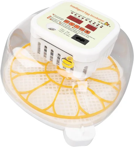 Miniatura 4 de Incubadora automática de 12 huevos con control de humedad con girador de huevos, incubadora ventilada para eclosionar huevos de pollo y codorniz, US