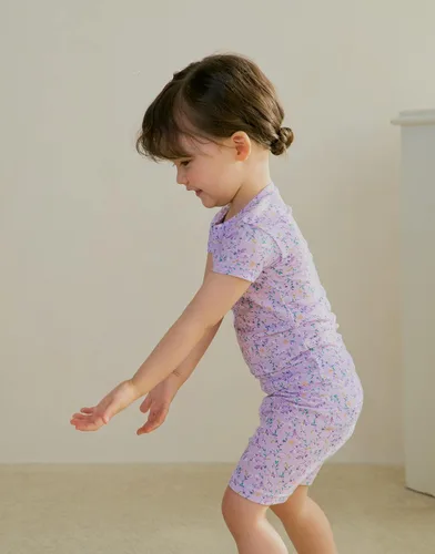 Miniatura 3 de moimoln Ropa de dormir de algodón viscosa de bambú de primera calidad 6M-5T de manga corta para verano, ajuste ceñido, para bebés, niñas y niños