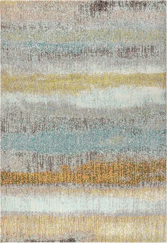 Miniatura 9 de JONATHAN Y Alfombra abstracta moderna para interiores, color crema/amarillo, 3 x 5, contemporánea POP, transicional, fácil limpieza para sala