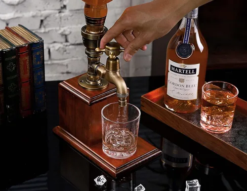 Miniatura 4 de Dispensador de bebidas para fiestas, accesorios de bar, regalos para amantes del vino, whisky, hombre, decoración de cuevas para marido, papá