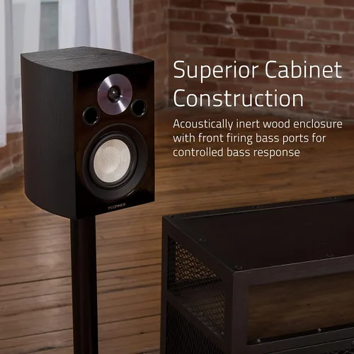 Miniatura 6 de Fluance Estantería de 2 vías de referencia de alto rendimiento y altavoces de sonido envolvente para escuchar estéreo de 2 canales o sistema de cine