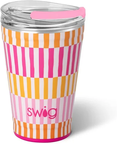 Miniatura 22 de Swig Life - Vaso aislante de 22 onzas, vaso de viaje para café con tapa, taza de café para viaje compatible con portavasos, de acero inoxidable