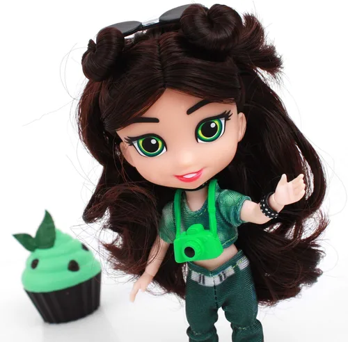 Miniatura 2 de Loyal Subjects - for Keeps Bella Girl with Cupcake Keepsake 5 figura de acción (red)